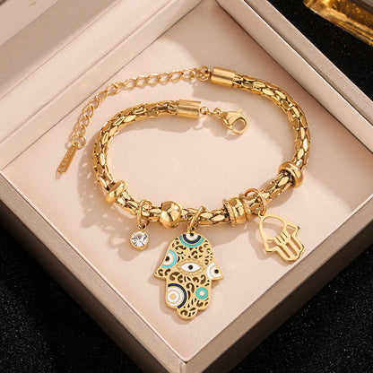 Hamsa Guardian Loose Bracelet